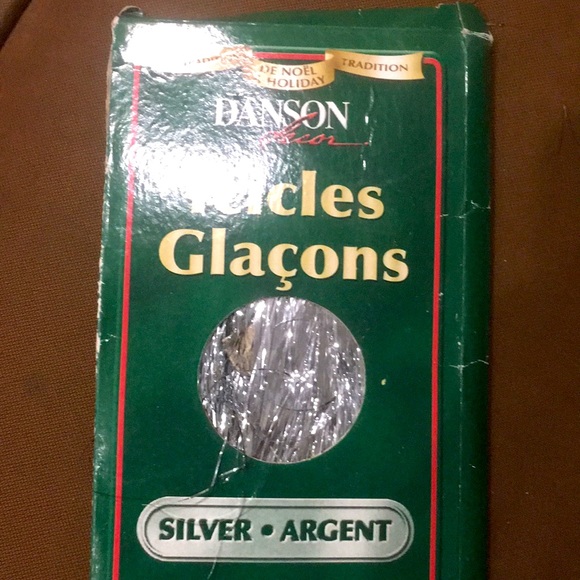 NWT🔥 3 Pack Damson Decor Silver Icicles 1000 Strands - Picture 2 of 5